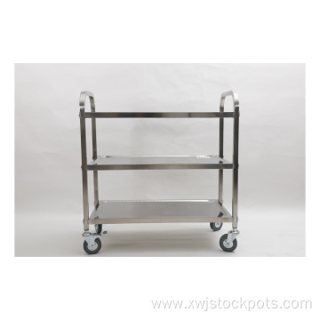 A compact dining cart for small spaces